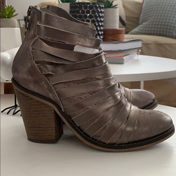 Free People Hybrid Strappy Heel Booties - Picture 4 of 10